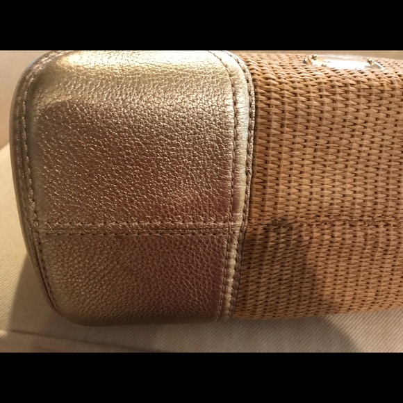 Michael Kors Straw Leather Bag - Picture 4 of 4
